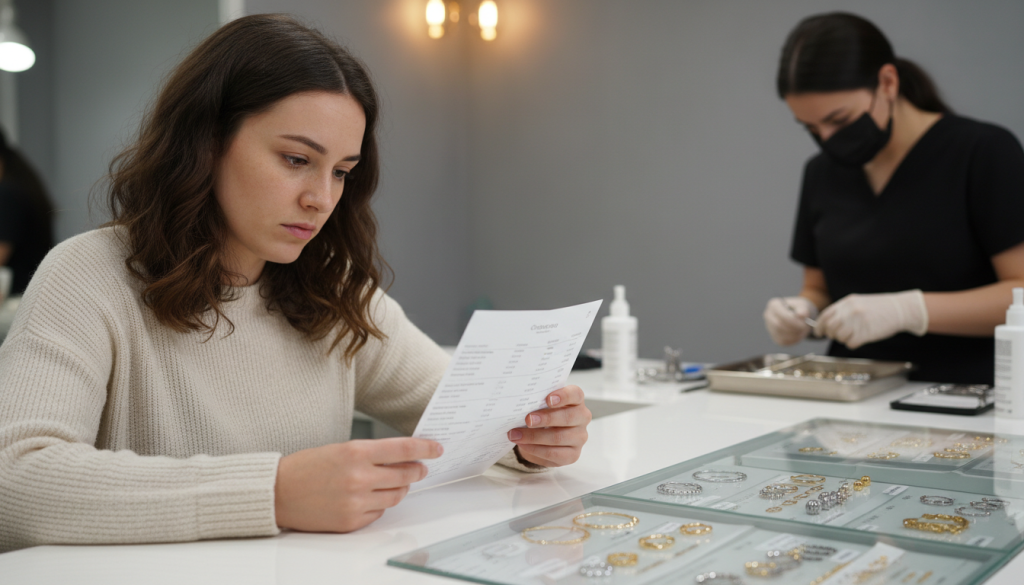 découvrez combien prévoir pour un piercing christina, en tenant compte des coûts du matériel, de la procédure et des soins nécessaires.