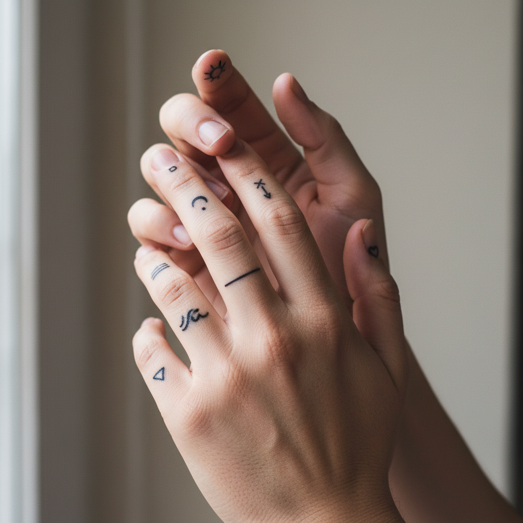 découvrez l'art des tatouages sur les doigts : des designs minimalistes qui révèlent un caractère fort et unique, parfaits pour une expression discrète mais impactante.