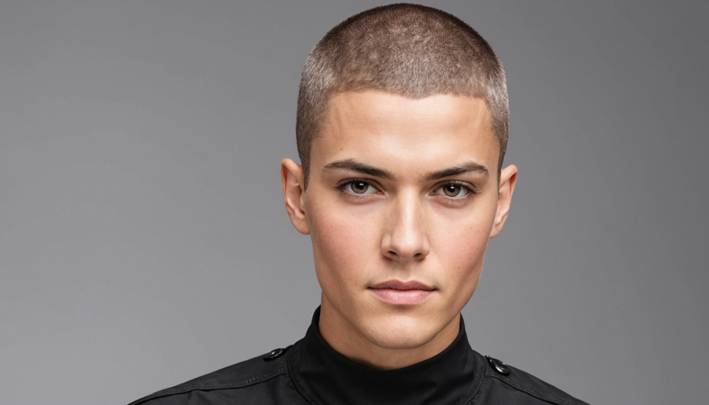 adoptez la coupe ultra courte à la tondeuse pour un style audacieux et affirmé qui reflète confiance et modernité.