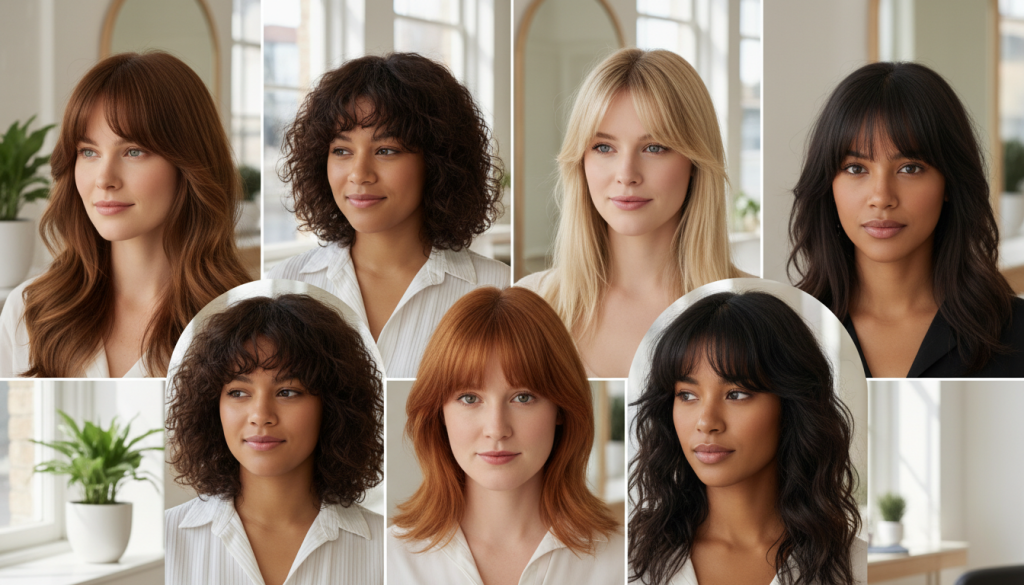 découvrez pourquoi la frange rideau séduit et sublime une grande variété de morphologies grâce à son style adaptable et élégant.