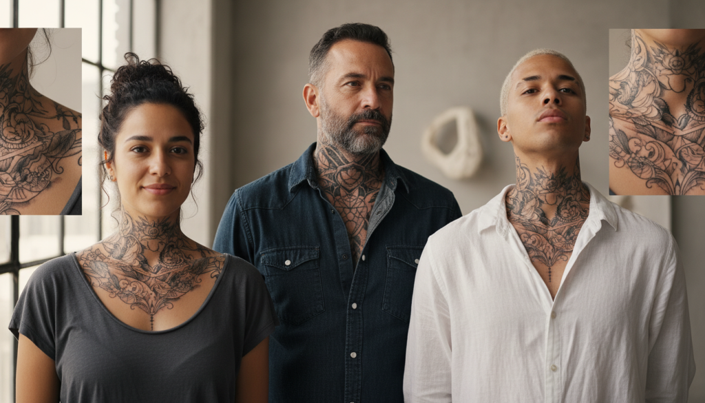 découvrez tout sur les tatouages sur le cou : qui peut les porter, leurs significations et pourquoi ils sont de plus en plus populaires.
