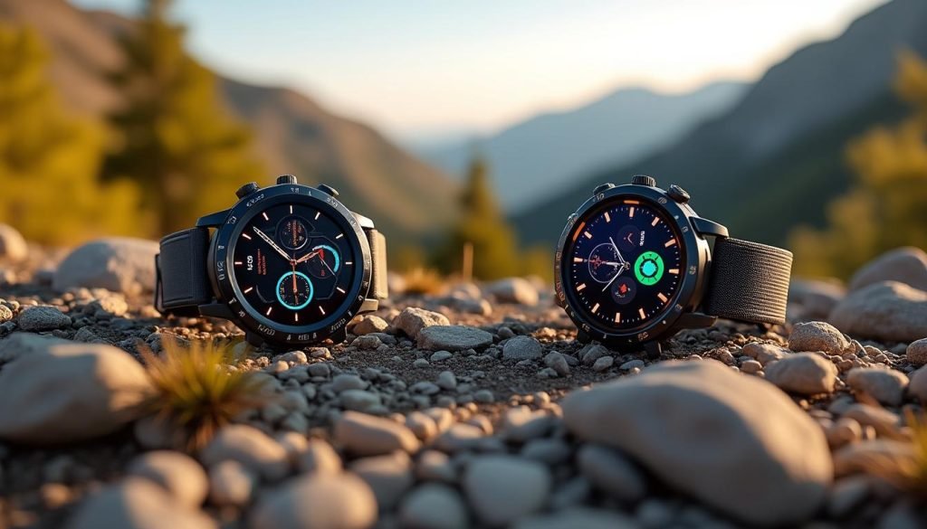 découvrez la comparaison ultime entre l'amazfit t-rex 3 et la galaxy watch ultra, deux montres connectées robustes idéales pour les aventures en extérieur. analyse des performances, design et fonctionnalités pour choisir votre compagnon parfait.