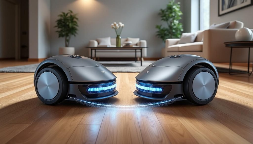 découvrez le duel ultime entre les robots aspirateurs roborock saros 10 et 10r dans notre comparaison détaillée. choisissez le meilleur allié pour un nettoyage efficace et intelligent chez vous!