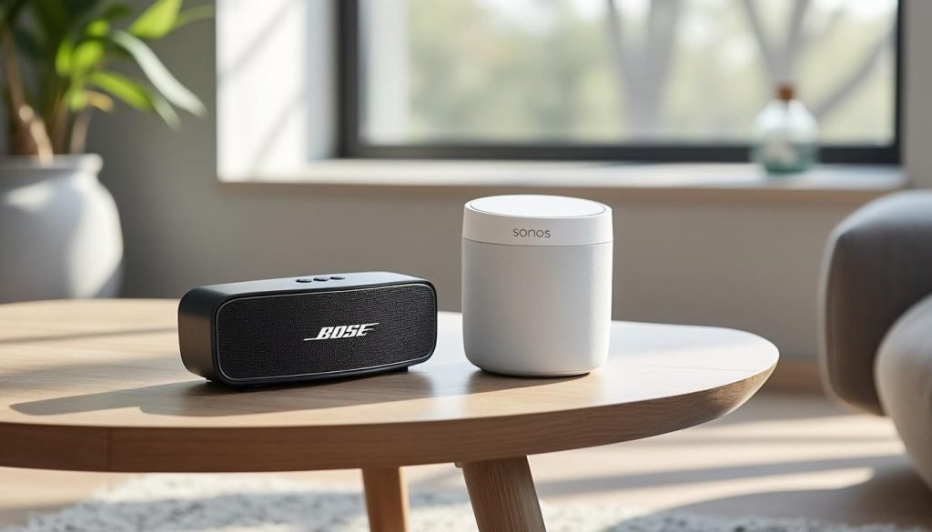 découvrez notre comparatif détaillé entre la bose soundlink max et la sonos move 2, deux enceintes portables haut de gamme, pour choisir celle qui offre la meilleure qualité sonore, autonomie et fonctionnalités.