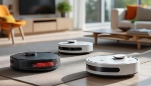 découvrez notre comparatif complet entre le xiaomi x10, le dreame l10 ultra et le roborock q revo pour choisir le meilleur robot aspirateur adapté à votre salon.