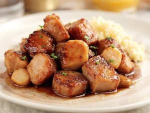 Délicieuse recette de sautée de porc au caramel
