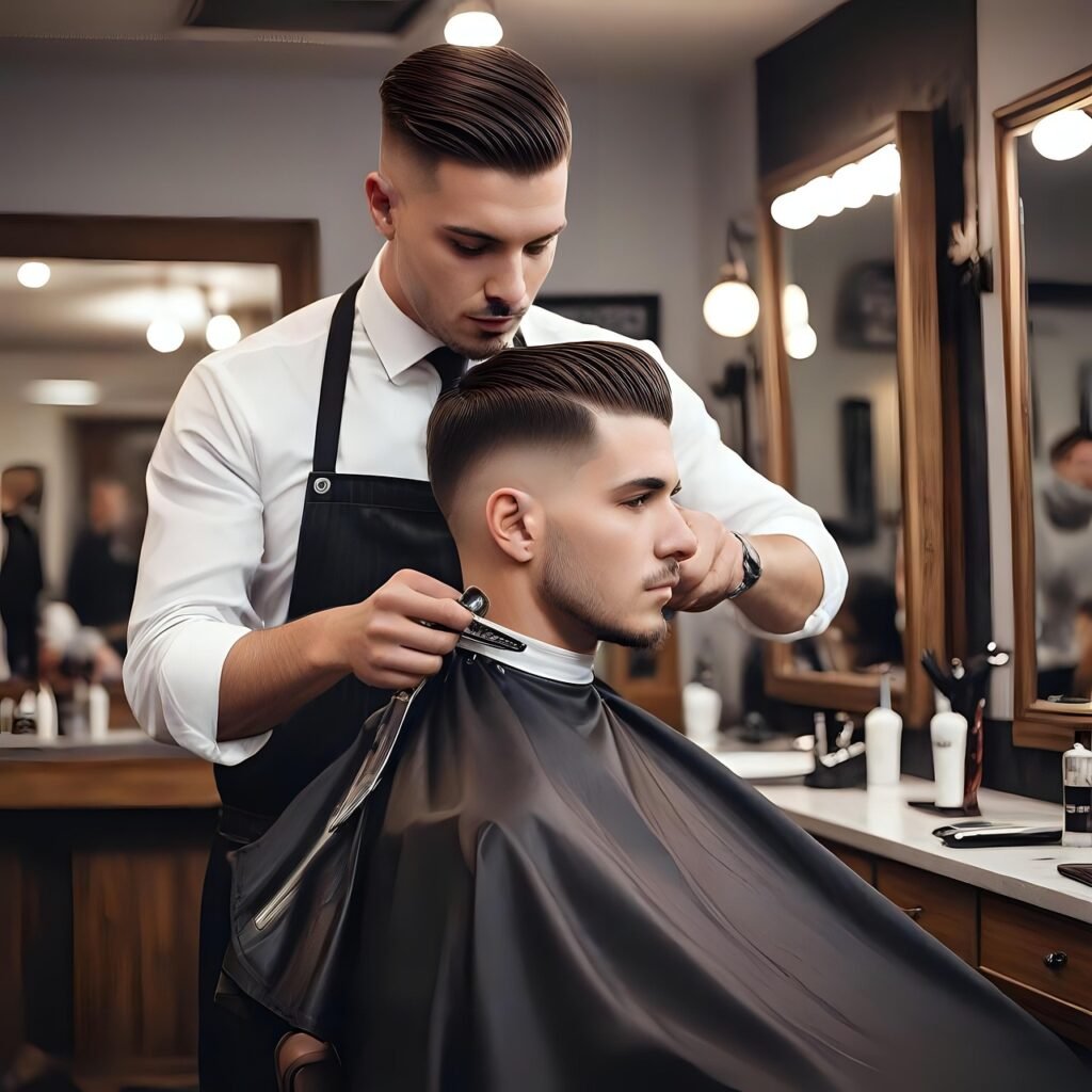 découvrez la coupe dégradée pour hommes, une coiffure moderne et élégante qui met en valeur votre style avec un dégradé net et précis.